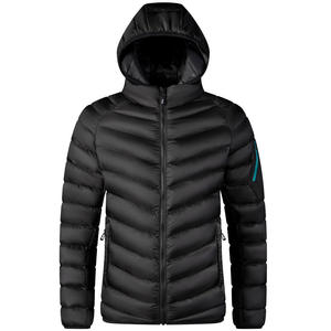 WinterCustom Logo With HoodWarm Sport DownJacket Tape FromShoulder To Cuff BubblePuff Filled Down PufferJackets y bomberjacket - Product Image 4
