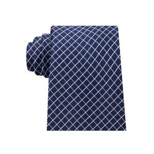 Cravatta in Seta Mini Grid da Uomo Michael Kors, Blu Paisley Floreale Stampato, Stile Classico Casual, Taglia Regolare, Poliestere, Confezione Regalo - Product Image 2