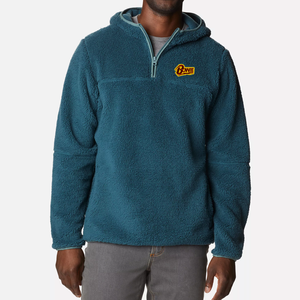 OEM cálido invierno cuarto cremallera Sherpa pulóver hombres 100% algodón mezclado sudaderas con capucha cremallera completa nosotros sudaderas manta sudaderas con capucha para niños - Product Image 1