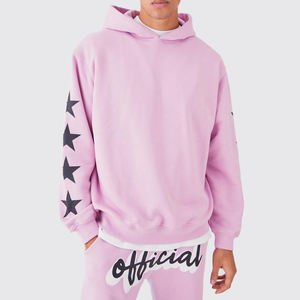 Conjunto de sudaderas con capucha de Algodón 100% con logotipo personalizado al por mayor, conjunto de pantalones de chándal, ropa de calle para hombre de fabricante pakistaní - Product Image 3