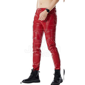 กางเกงหนังผู้ชายขายดี น้ำหนักเบา คุณภาพพรีเมียม สำหรับใส่ลำลอง - Product Image 4