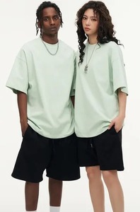 เสื้อยืดโอเวอร์ไซส์ผ้าฝ้ายแท้ 100% คุณภาพพรีเมียม ขายส่ง ราคาพิเศษ สั่งทำโลโก้ได้ เหมาะสำหรับทุกเพศ - Product Image 2