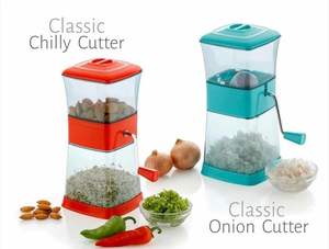 Chilly Cutter With Lid Plastic Manual Easy Use Transparent Lid Home Kitchen Foldable Design Dishwasher Safe Multi Purpose - Product Image 5