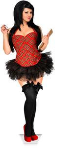 Corset bustier en dentelle de coton, haut de clubwear, ceinture de maintien de la taille, corset sur le buste, <span class=keywords><strong>rouge</strong></span>, sexy, gothique, respirant - Product Image 2