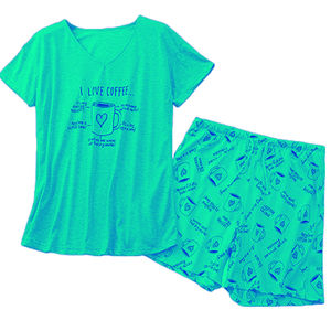 Fabricant de vêtements de détente deux-pièces personnalisés Ensemble de pyjama en coton pour femmes OEM Vêtements de nuit grande taille avec style de confort modal optimal - Product Image 6