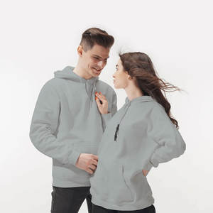 Sweat à capuche surdimensionné uni à logo personnalisé Fabricants Vente en gros en coton épais Fabricant de gros Pull Streetwear Sweat à capuche vierge - Product Image 5