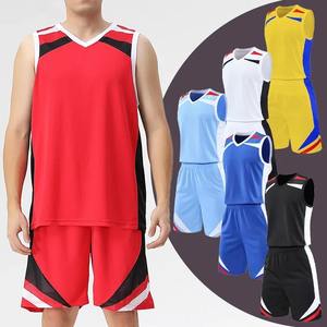Vêtements de basket-ball au meilleur prix Uniforme de basket-ball respirant Ensembles imprimés de conception professionnelle en bon matériau - Product Image 2