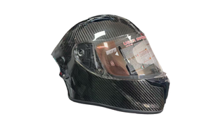 Helm Sepeda Motor Full Face Serat Karbon |   Perlengkapan Keselamatan Balap Ringan dengan Visor Anti-Kabut & Perlindungan Tahan Benturan - Product Image 2