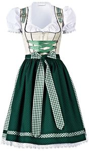 Vestido Tracht & Lenderhorn Dirndl para mujer, versátil, atemporal, tradición alpina, combina con elegancia moderna, traje de desfile Cultural - Product Image 3