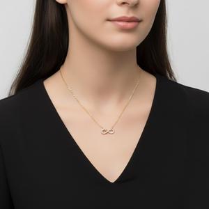 Collar con Colgante de Plata de Ley 925 con Moissanita, Diseño de Corazón Infinito de Lujo, Romántico, Significativo, Amor Eterno, Número de la Suerte 8 - Product Image 5