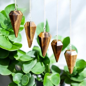 คริสตัลรูปเสือโคร่งลูกตุ้มคริสตัลเลื่อนลอยทรงกรวย - Product Image 2