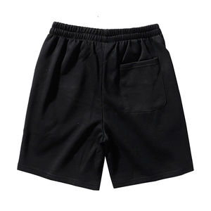 K_T Meilleure vente de shorts d'été pour hommes taille élastique vêtements de sport en coton tissu confortable couleur unie pour le temps chaud - Product Image 2
