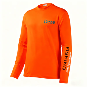 Camisa de Pesca de Alto Rendimiento, Multicolor, Manga Larga, Protección UV, Secado Rápido, para Deportes de Pesca al Aire Libre - Product Image 5