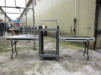 Flight Case Rack Workstation DJ 16U avec Tables Latérales