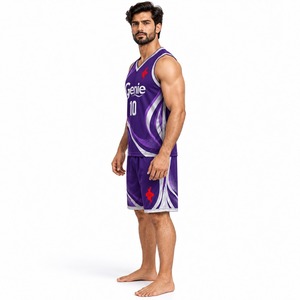 Ensemble Maillot et Short de Basketball Personnalisé en Gros – Tenue de Sport Légère et Respirante pour Équipes Jeunes Unisexe - Product Image 4