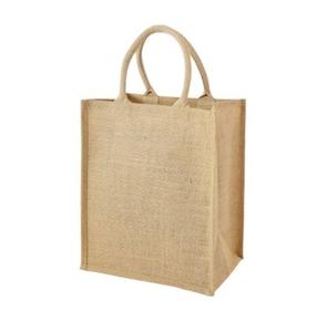 Sac Jhola en jute réutilisable à usage quotidien avec poignée renforcée pour transporter des fruits et légumes d'épicerie au lait du marché - Product Image 4