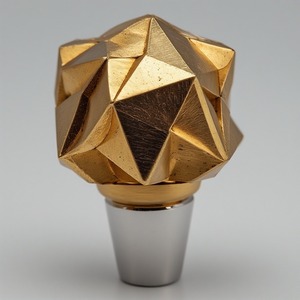 Tapón de botella de vino de acero inoxidable reciclado sólido de barra plana de Navidad totalmente personalizable que proporciona una gran superficie única - Product Image 2