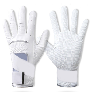 Gants de golf en cuir blanc doux pour homme, main gauche et droite, dernier design, confortables, respirants, avec poignées pour le sport - Product Image 1