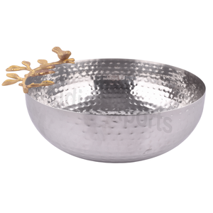 Salade martelée Bol à double paroi Bols en acier inoxydable Bol moderne - Product Image 1