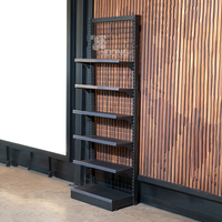 Étagère de supermarché en métal détachable moderne personnalisée, anti-rouille, légère, à fixation murale pour les magasins de détail, OEM