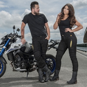 Jeans de motard de protection résistants au feu avec panneaux extensibles Armure certifiée CE Respirant et à séchage rapide pour la sécurité des motos pour hommes - Product Image 2