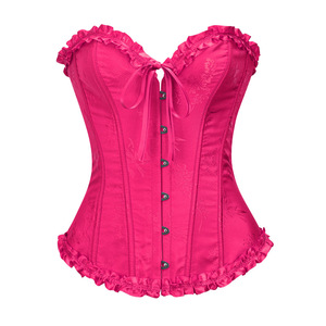 Customized Color/Contrast Color Women Satin <b>Corset</b> Fitness Wear in Highest Quality With Best Material Satin <b>Corset</b> Unique Use - Product Image 2