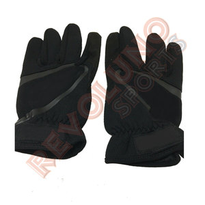 Gants de sauvetage imperméables Gants de protection des mains de travail de sécurité personnalisés Gants en cuir de peau de vache de pompier ignifuges de haute qualité - Product Image 1