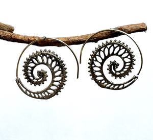 New Spiral <b>Hoop</b> <b>Earrings</b> Silver Plated <b>Earring</b> Exquisite <b>Fashion</b> Jewelry Spiral <b>Hoop</b> <b>Earrings</b> - Product Image 1