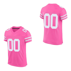Maillots de football pas chers pour hommes, vêtements de sport respirants, maillot de sport rose personnalisé à manches courtes, design imprimé, options de tailles plus grandes - Product Image 4