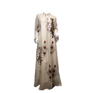 Marocain Abaya Dubai Turquie Islam Musulman Sequin Broderie Longue Robe Robes Africaines pour Femmes - Product Image 1