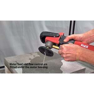 Pulidora Húmeda de 5 Pulgadas para Piedra Natural y Concreto, Velocidad Variable, con Fuente de Alimentación Eléctrica/a Batería, para Pulir Pisos de Automóviles - Product Image 1