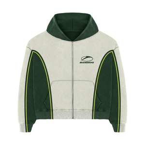 ชุดลำลองสีขาวทึบพิมพ์ลายออกแบบปักโลโก้ได้ตามต้องการ100% ผ้าฝ้ายเป็นมิตรกับสิ่งแวดล้อมไซส์ใหญ่พิเศษสำหรับการฝึกซ้อมจ๊อกกิ้งฤดูหนาว - Product Image 5