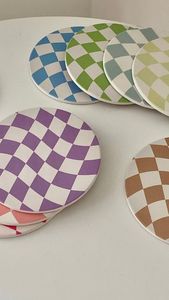 MARBALE COUSTER TRADITION, posavasos redondos de madera de mármol para inauguración de la casa, elegante soporte para tazas y bebidas - Product Image 3