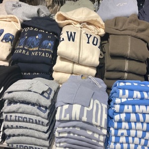Venta al por mayor de fábrica, sudaderas con capucha baratas para hombre, sudaderas con capucha de alta calidad de talla grande usadas con estampado a mano para hombre, Sudadera con capucha de invierno con cremallera - Product Image 2