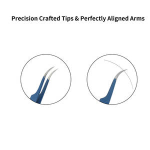 แหนบต่อขนตา45องศาเพิ่มวอลลุ่มแหนบขนตาแหนบปรับแต่งโลโก้ได้ตามต้องการ - Product Image 5