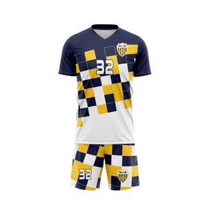 OEM Custom Design Seamless Soccer Uniform Quick Dry Breathable Polyester Fabric V-Neck Sublimated Includes <b>Socks</b> Bag for Winter - Product Image 3