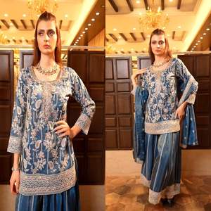 Elegant Pakistani Salwar Kameez Traditional Embroidered <b>Suit</b> for <b>Women</b> With Premium Fabric and Dupatta at Reasonable Prices - Product Image 3