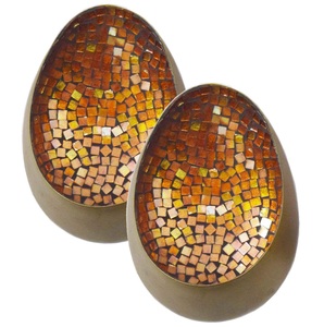 Bonne qualité rétro romantique mosaïque fête de mariage décoration de la maison multi couleurs bougeoir en verre pour la décoration intérieure - Product Image 3