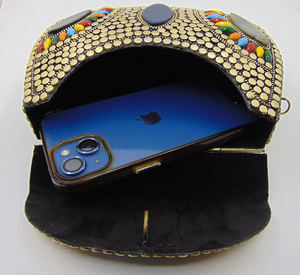 Último diseño Unisex algodón cierre de cremallera bolso de mano noche boda fiesta al por mayor fabricante monedero - Product Image 2