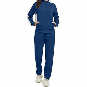 ชุดเซ็ทแทรคสูทแฟชั่นพิมพ์ลายสำหรับผู้หญิงไซส์ใหญ่ ขายส่ง กางเกงวอร์มและเสื้อฮู้ดแบบสั่งทำ ชุดลำลองสองชิ้น - Product Image 5