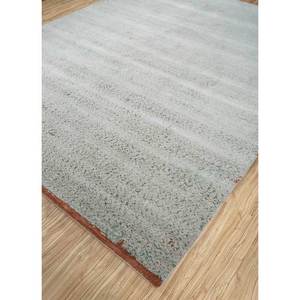 Alfombra Rectangular Kavi Gris y Negra, Tejida a Mano con Lana y Seda de Bambú, Diseño Teoría del Caos, Estilo Boho, para Hogar y Pasillo - Esk-362 - Product Image 2