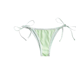 Ensemble de bikini pour femmes à col en V, vêtements de plage, vente en gros, ensemble de bikini pour femmes personnalisé, imprimé animal, tissu doux - Product Image 4