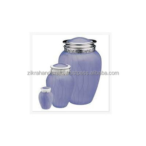 Polished And Enamel Design Cremation Urn Metal Design Best For Human Ashes Custom Made Metal Urns Supplier <b>Cheap</b> Cremation Urns - Product Image 5