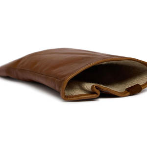 Custom Winter Sheep Leather Touch Screen <b>Gloves</b> Wool Lined Windproof Warm Suede Fashion Dress Cycling Daily Party Use - Product Image 5