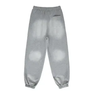 Pantalons pour hommes en denim délavé, style décontracté léger, taille sur mesure, produit très vendu, marque privée, pantalons et pantalons pour hommes - Product Image 3