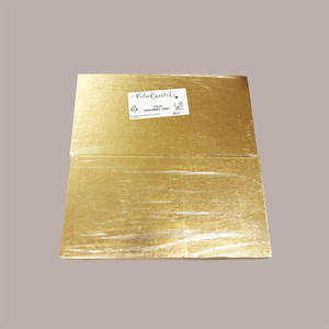 Food Grade 15x30 cm Gold and Black Rigid Cake Board Tray 10 kg Capacity Made in Italy Code 09415 <b>Paper</b> & <b>Paperboards</b> - Product Image 4