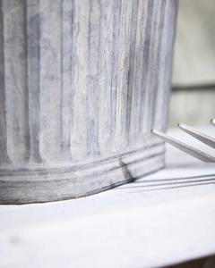 Jardinière en métal avec poignées - Product Image 5