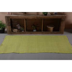 Tapis Turc Vintage Moderne 2.9 X 6.3ft Grande Surface Classique Rectangle Motif Abstrait Vert Laine Latex Support Modèle Tapis de Chambre - Product Image 1
