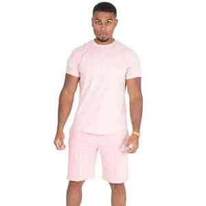 Conjunto informal de verano para hombre hecho a medida, conjunto corto cómodo en color personalizado, transpirable, de talla grande, conjunto de 2 uds de verano para hombre - Product Image 1