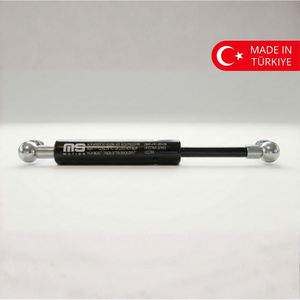 Vérins à gaz cylindriques en acier peint noir MotionStruts 18mm-8mm 500mm 19.69in 50N-800N pour hayons et portes de coffre de voitures/bateaux, fabriqués en Turquie - Product Image 1